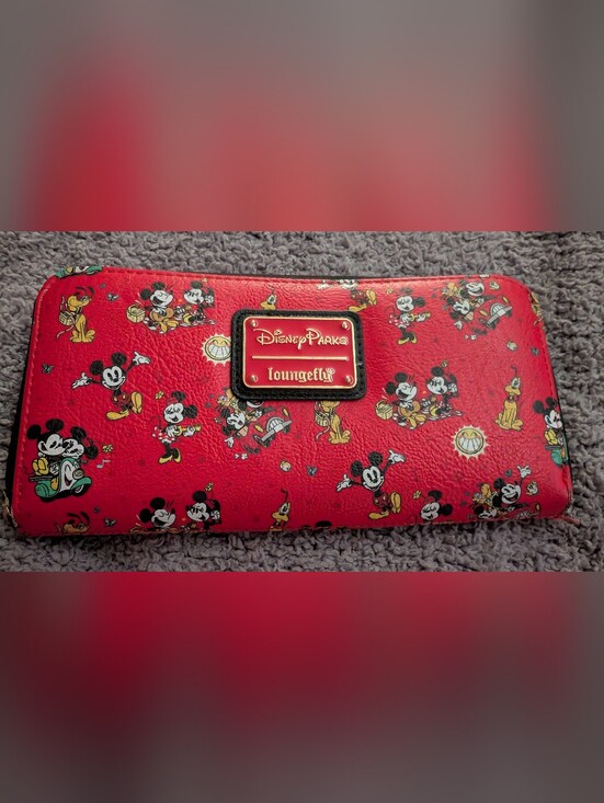 Loungefly Handbags - Loungefly Disney Parks Mickey Minnie Runaway Railroad Wallet